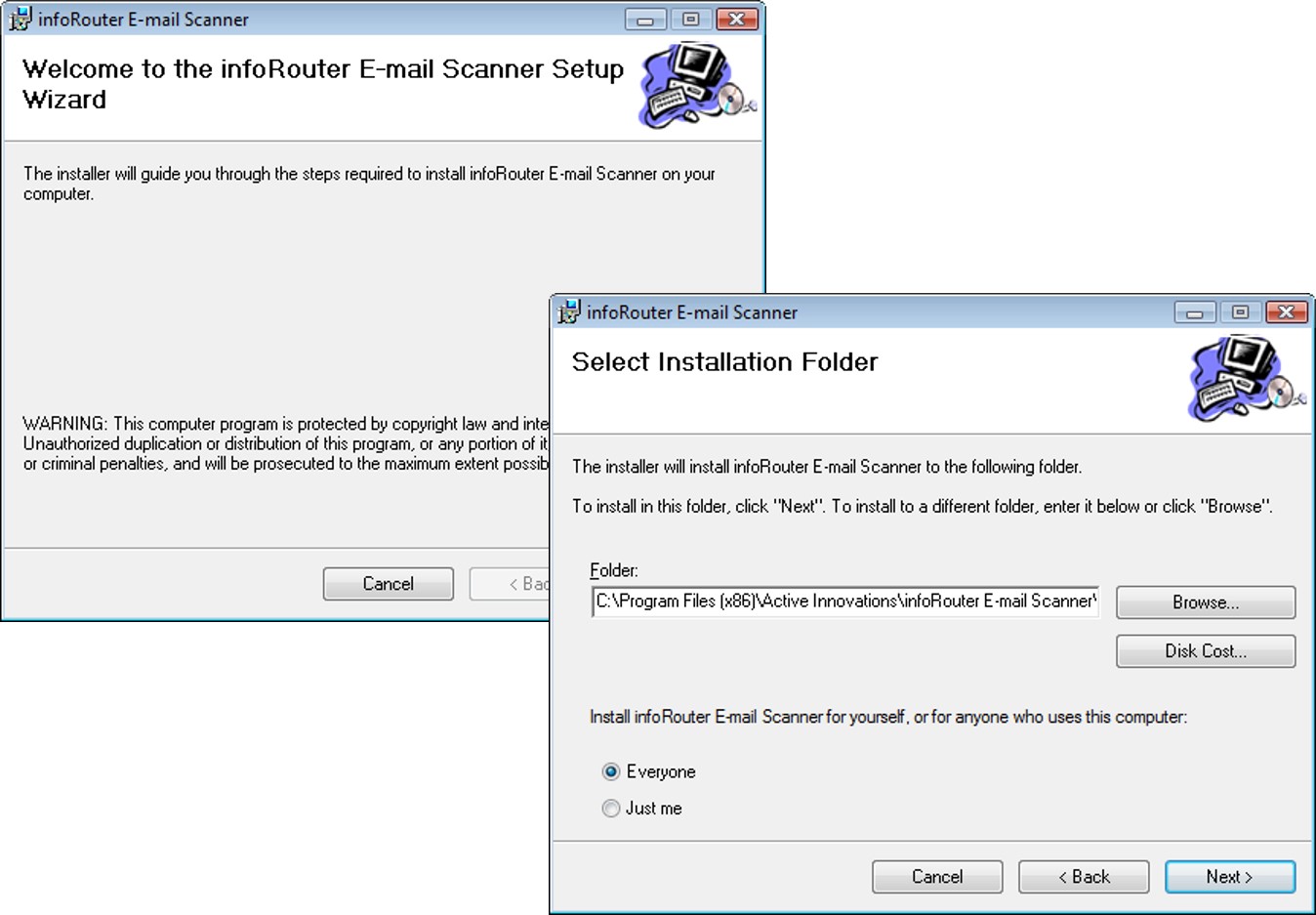 Email scanner service implementation guide