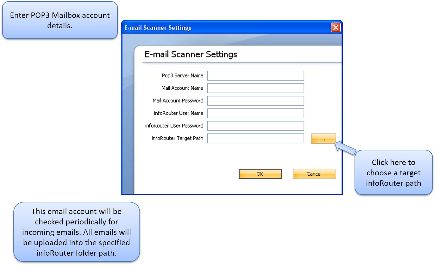 Email scanner service implementation guide