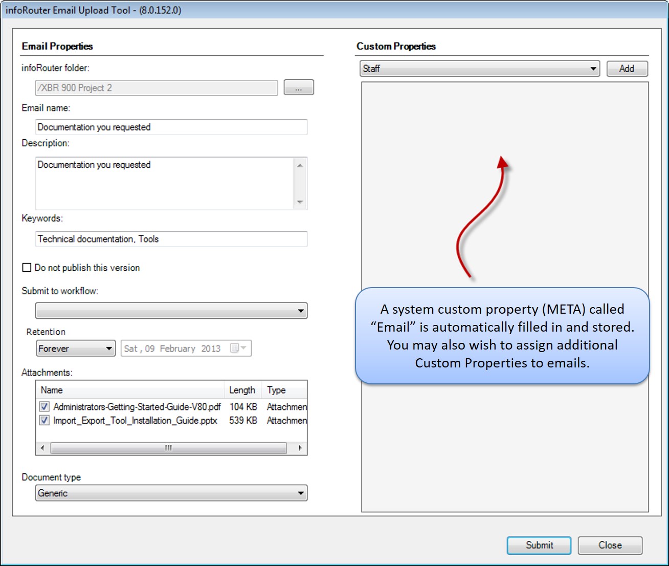 inforouter add-in for microsoft outlook users guide