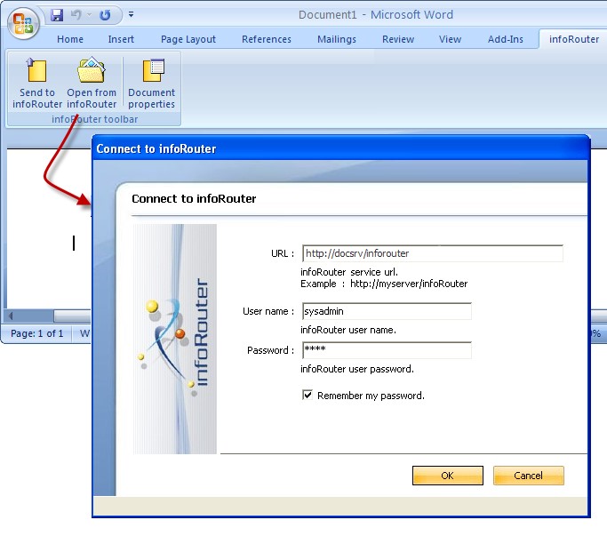 Microsoft office add-in setup